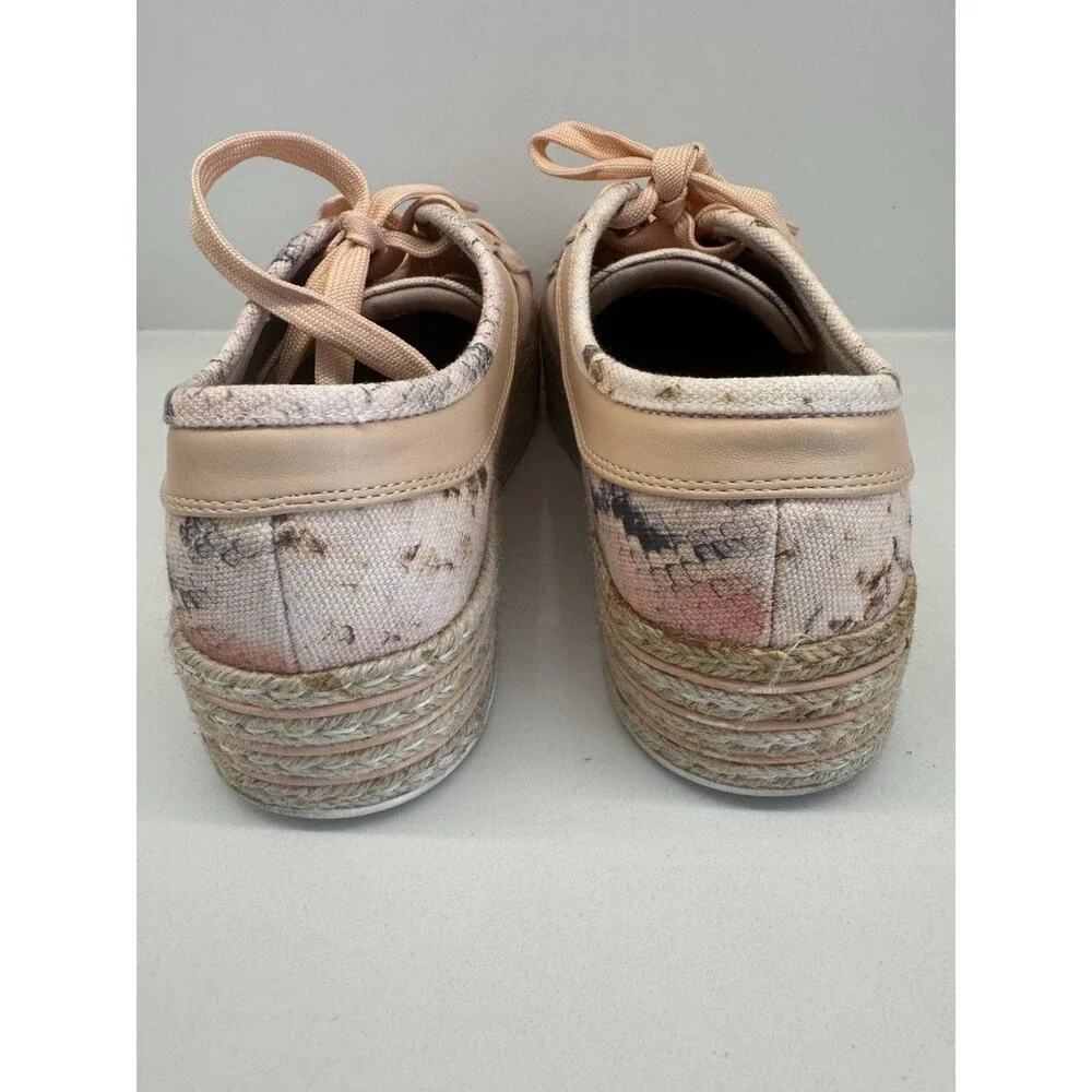 Call It Spring sneakers round Toe Platform light coral Sneaker SZ 8 -preowned-